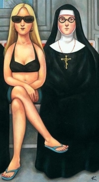 sister nun blonde